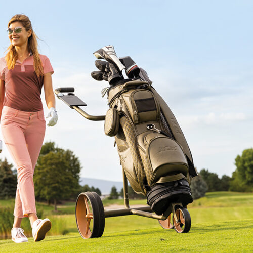 JUCAD CARBON TRAVEL VERDE ROSÉ 3.0, édition spéciale en tons verts irisés avec jantes couleur or rosé – Image 5
