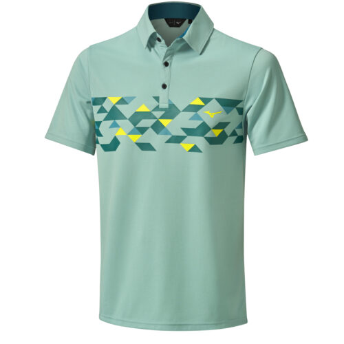 Mizuno Winter Checker Polo Shirt Thermo – Image 3