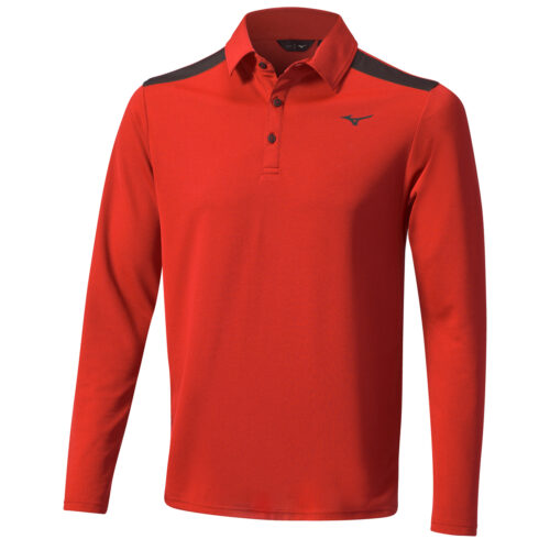 Mizuno Winter Elite L/S Polo Shirt – Image 2