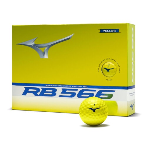 Mizuno RB566 Yellow  – 1 Dozen (12 golf balls) – Image 4