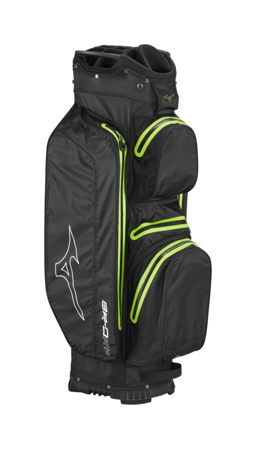Mizuno BR-DRI Cart Bag Black/Green – Image 2