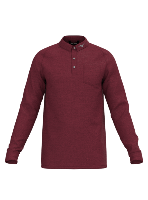 Mizuno Melange L/S Polo – Image 3