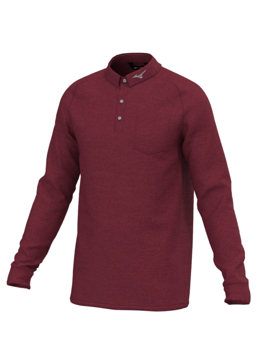 Mizuno Melange L/S Polo – Image 2